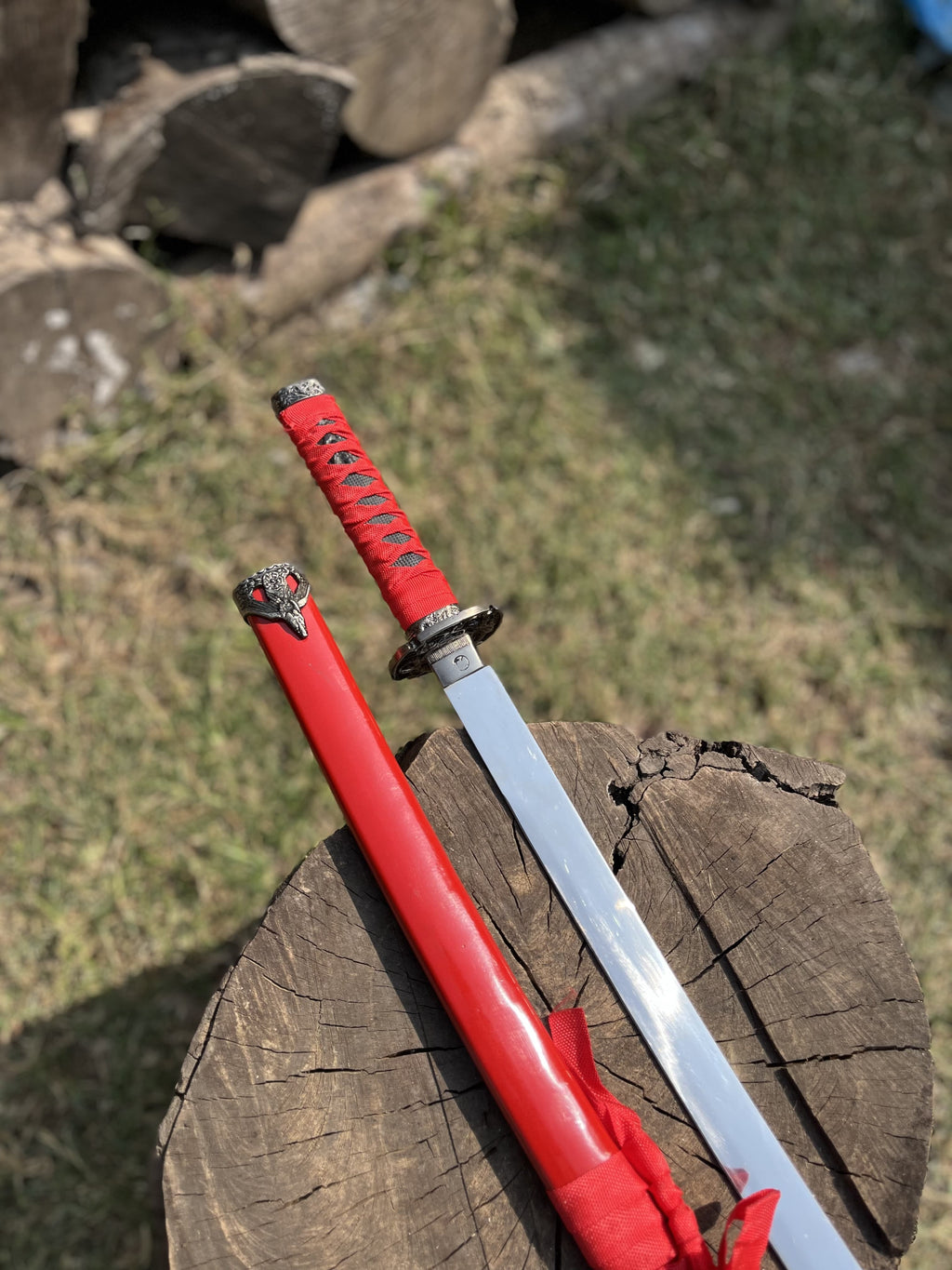 Red katana