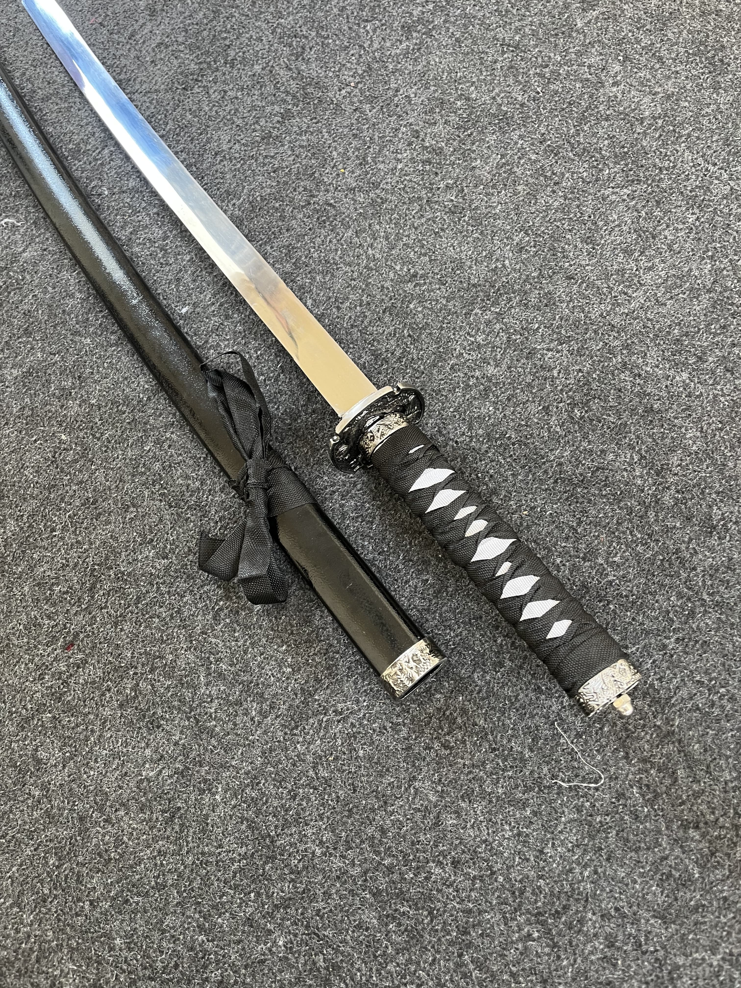 Black katana