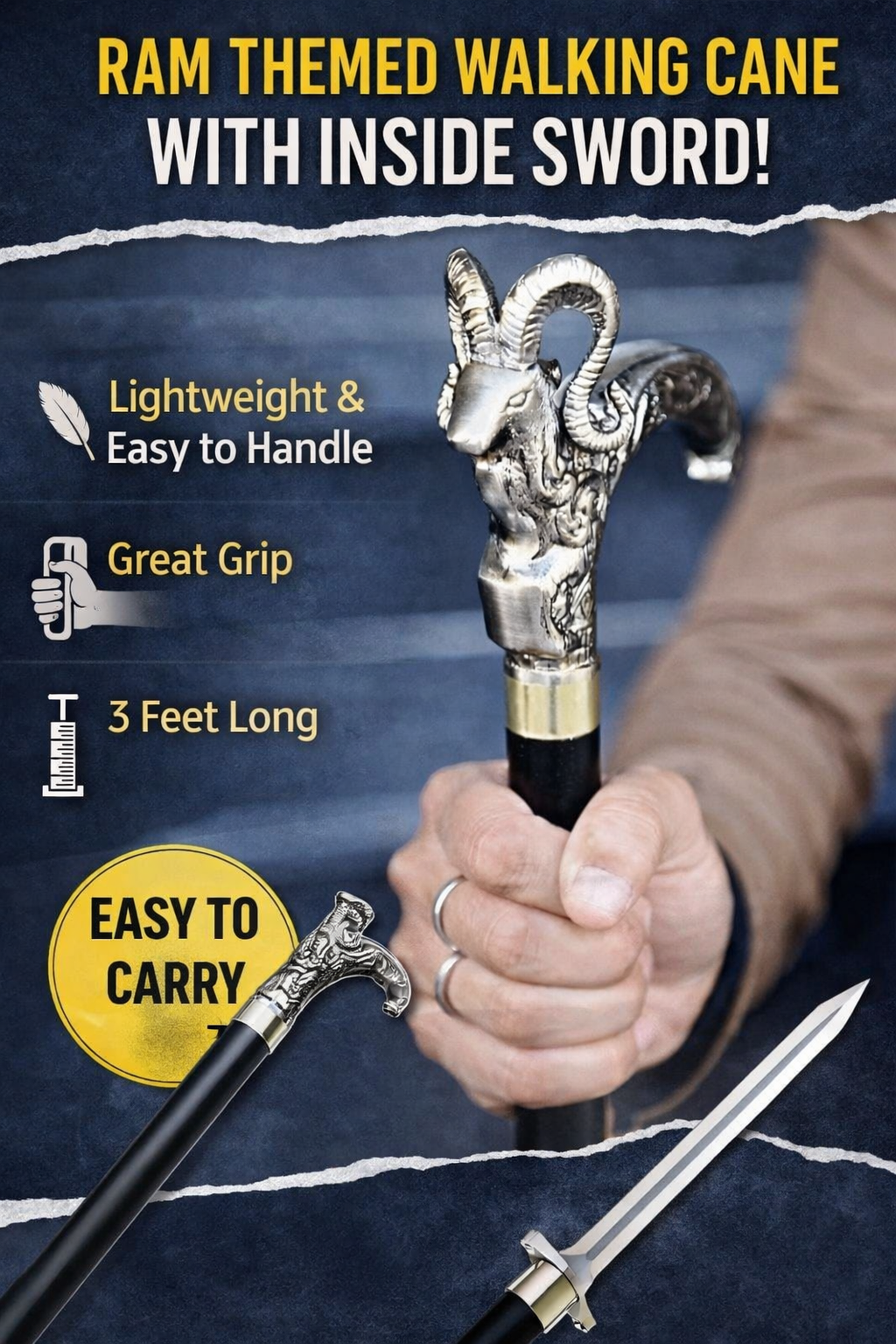Cane Stick sword
